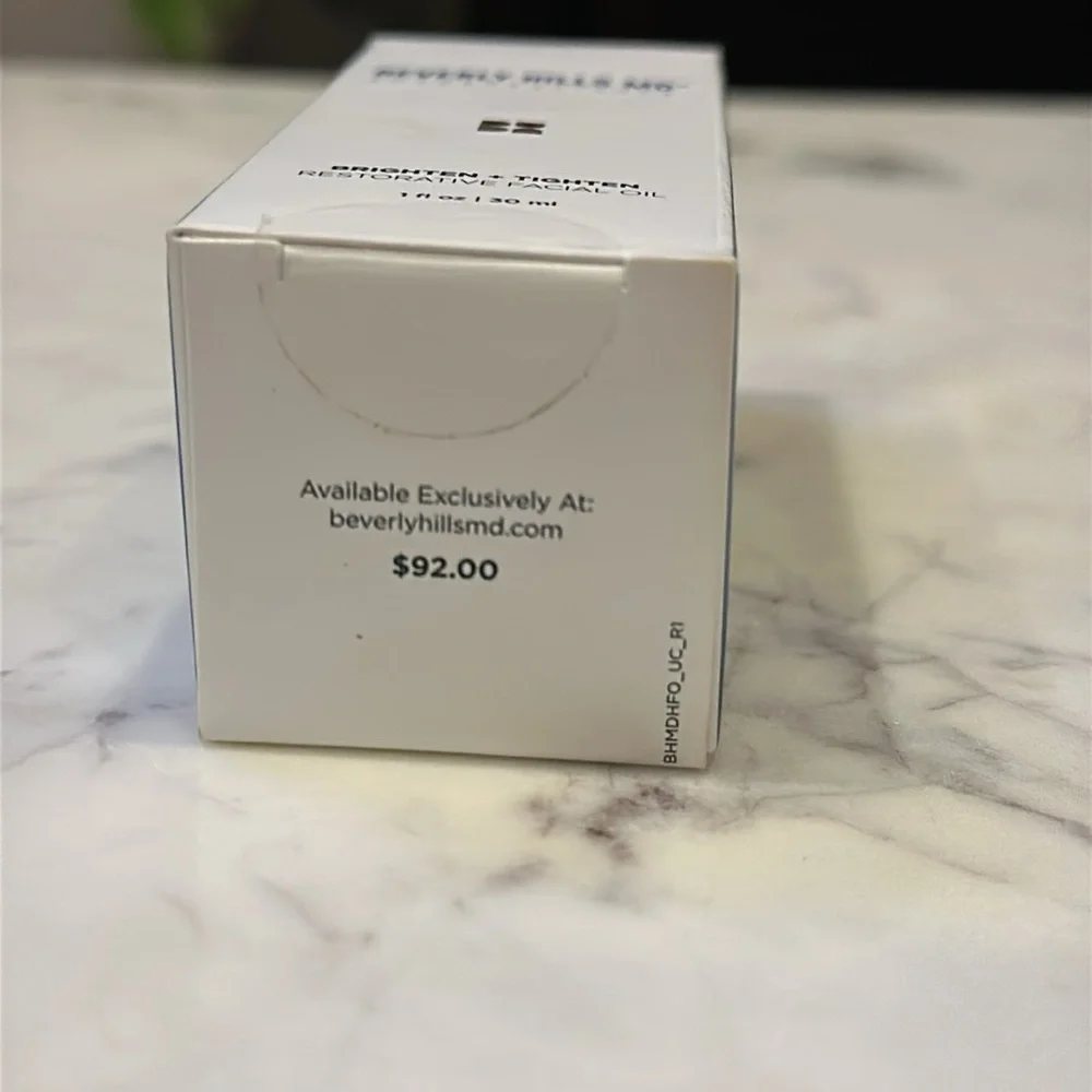 Beverly Hills MD Brighten + Tighten Restorative Facial Oil New Sealed Box - Picture 2 of 3
